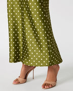 JAIDEN DRESS OLIVE HEATHER  Famous | Online Store