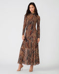 VIVARA DRESS SMOKEY BROWN  Famous | Online Store