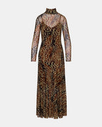 VIVARA DRESS SMOKEY BROWN  Famous | Online Store