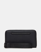 ZIP WALLET BLACK  Famous | Online Store