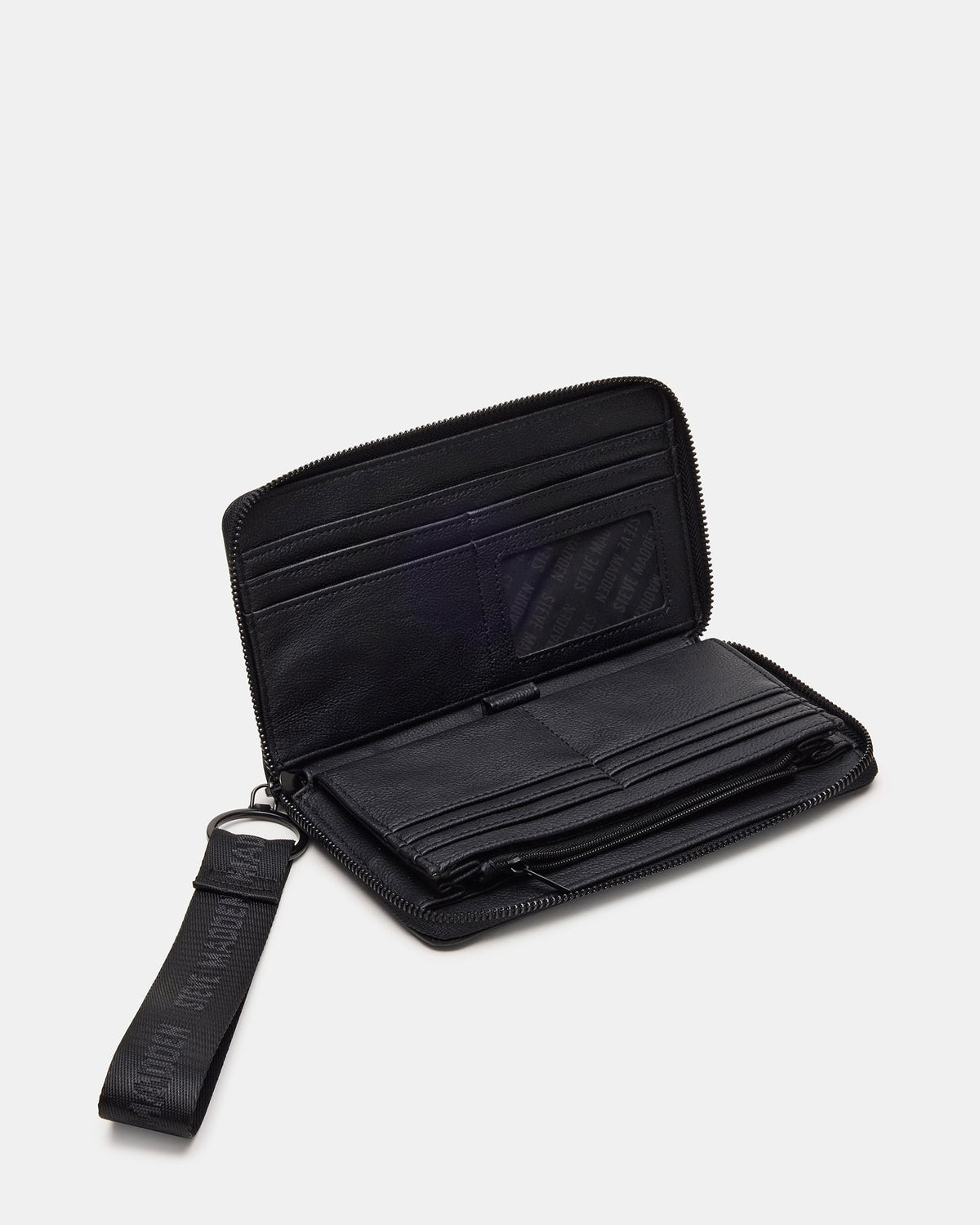 ZIP WALLET BLACK  Famous | Online Store