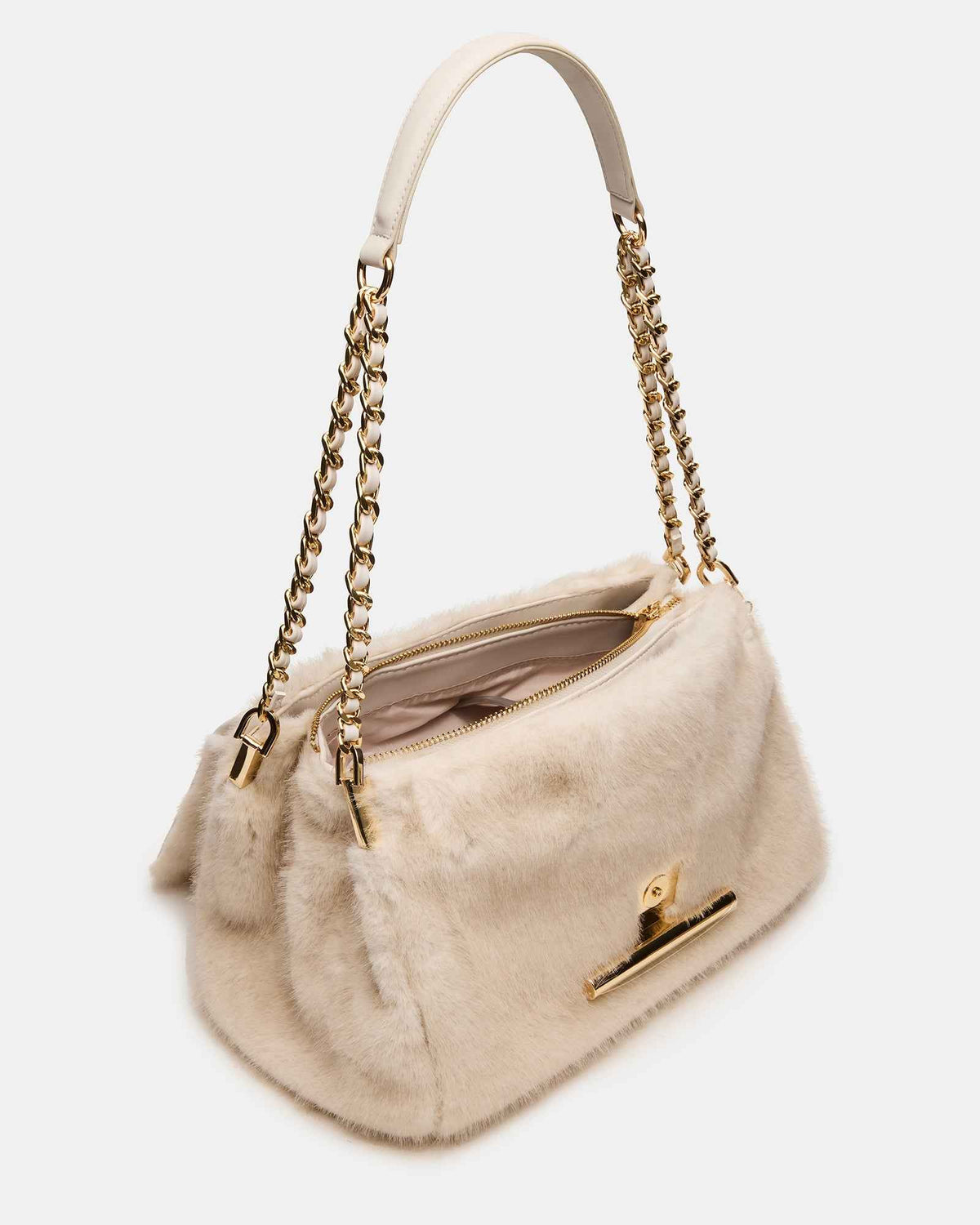 COLETTE BAG FAUX FUR NATURAL