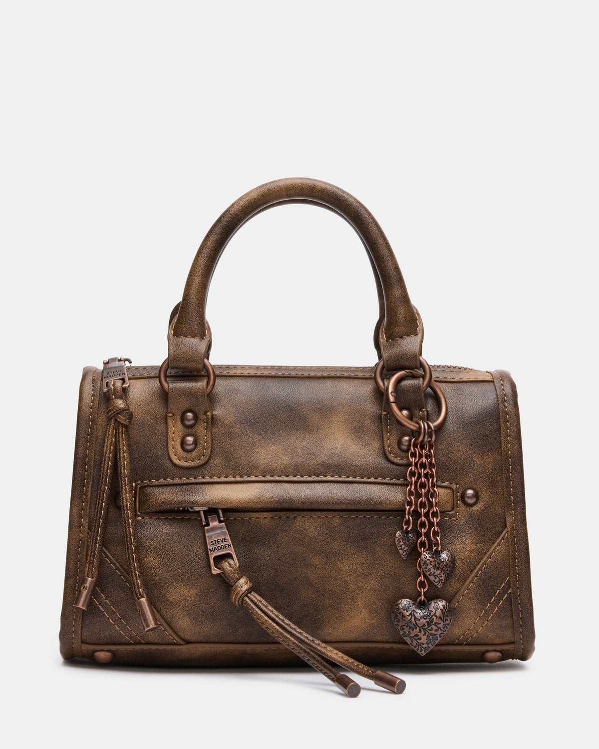 ELIDE BAG DISTRESSED BROWN  Famous | Online Store