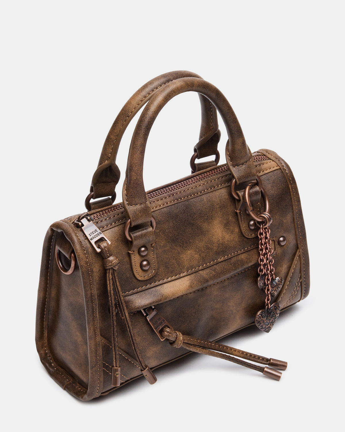 ELIDE BAG DISTRESSED BROWN  Famous | Online Store