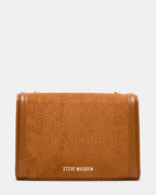 LARISA WOVEN BAG TOBACCO  Famous | Online Store