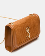 LARISA WOVEN BAG TOBACCO  Famous | Online Store