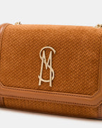 LARISA WOVEN BAG TOBACCO  Famous | Online Store