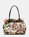 LEILANI BAG BROWN PRINT  Famous | Online Store