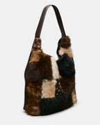 LENORES FAUX FUR BAG PATCHWORK  Famous | Online Store