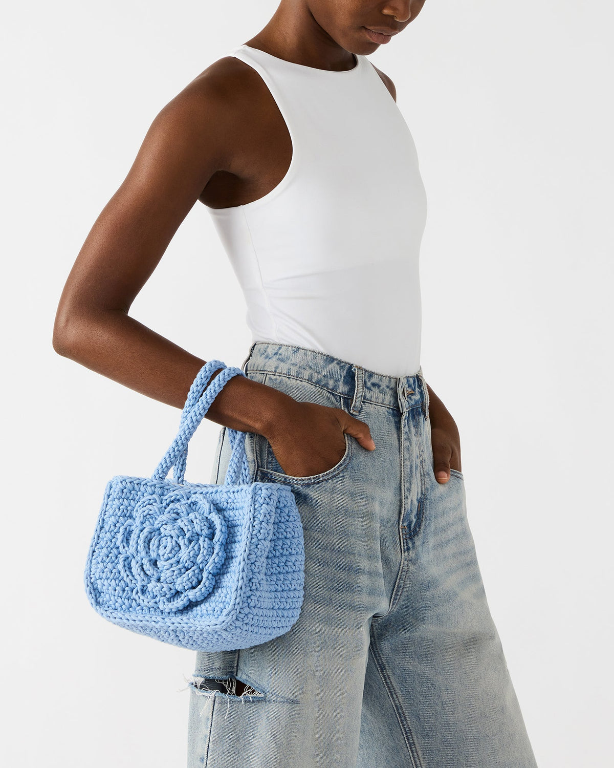 LUVLY BAG LIGHT BLUE  Famous | Online Store