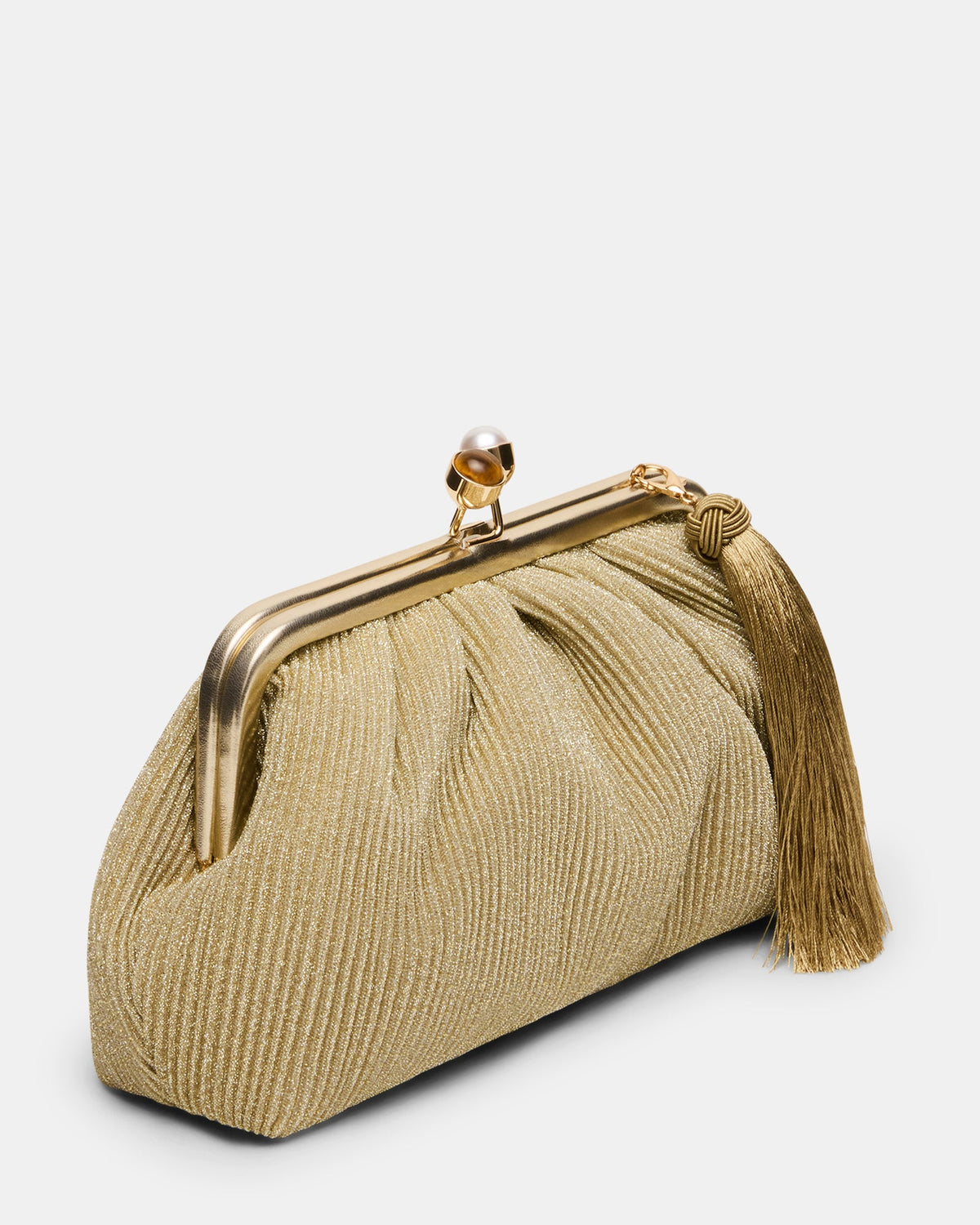 MARISOL BAG GOLD PLISSE  Famous | Online Store