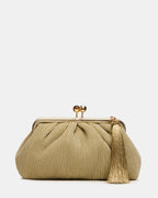 MARISOL BAG GOLD PLISSE  Famous | Online Store