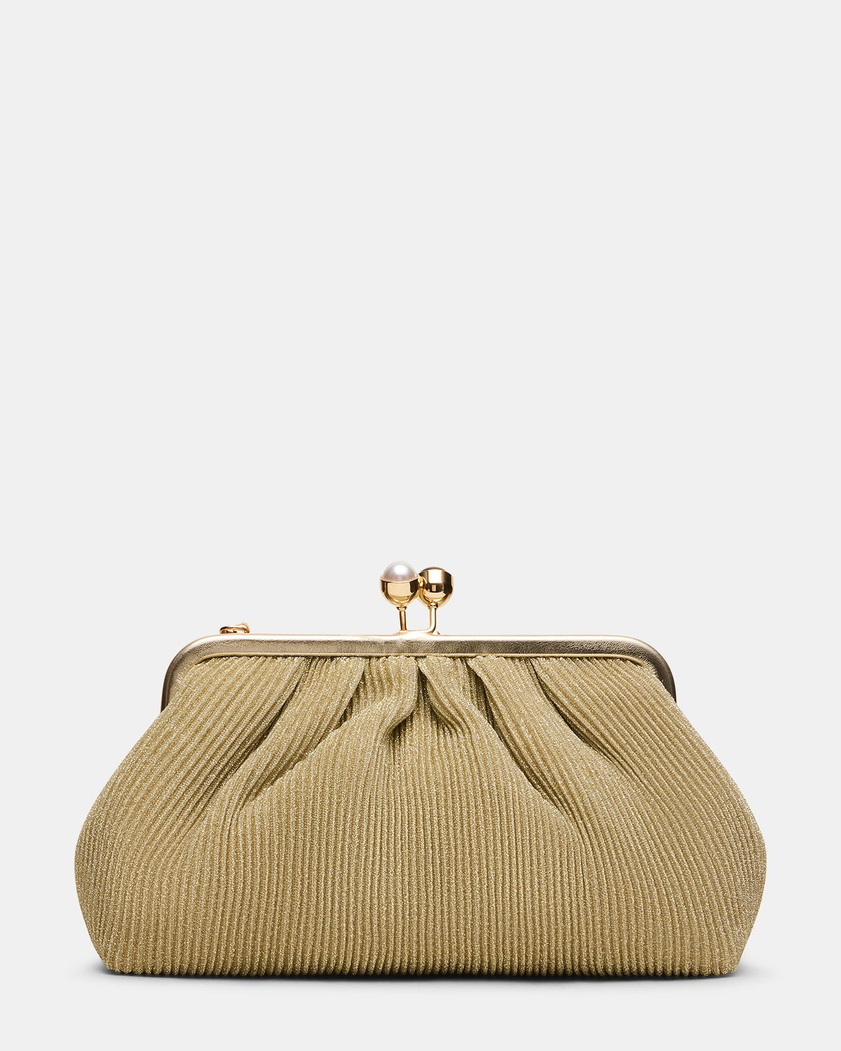 MARISOL BAG GOLD PLISSE  Famous | Online Store