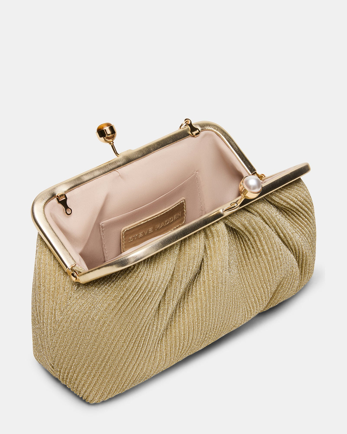 MARISOL BAG GOLD PLISSE  Famous | Online Store