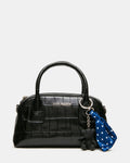 MELODIE BAG BLACK CROCODILE  Famous | Online Store