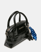 MELODIE BAG BLACK CROCODILE  Famous | Online Store
