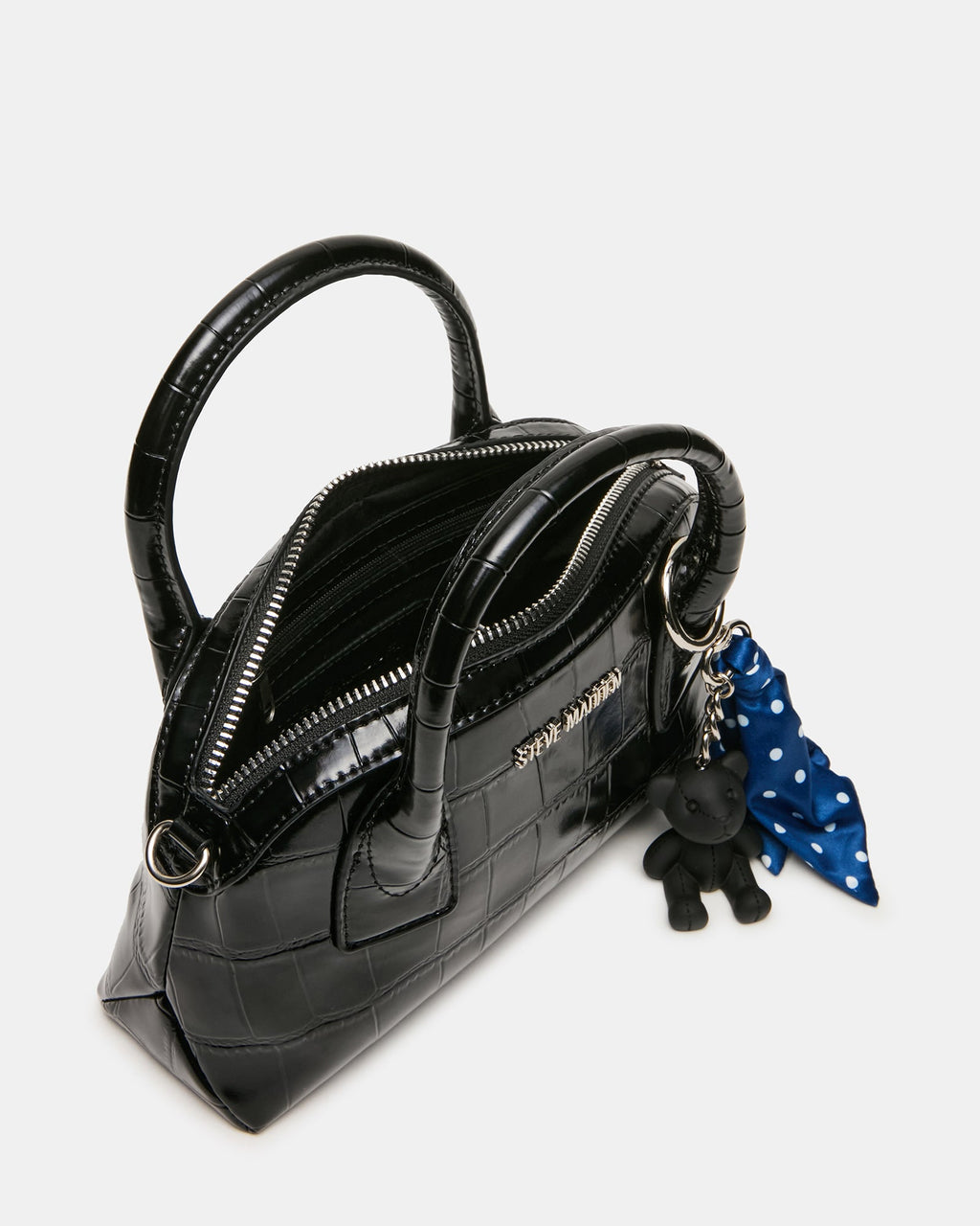 MELODIE BAG BLACK CROCODILE  Famous | Online Store