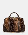 RIGGS FAUX FUR BAG CHOCOLATE  Famous | Online Store
