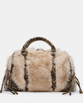 RIGGS FAUX FUR BAG NATURAL  Famous | Online Store