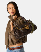SAVANAH BAG BROWN MULTI  Famous | Online Store