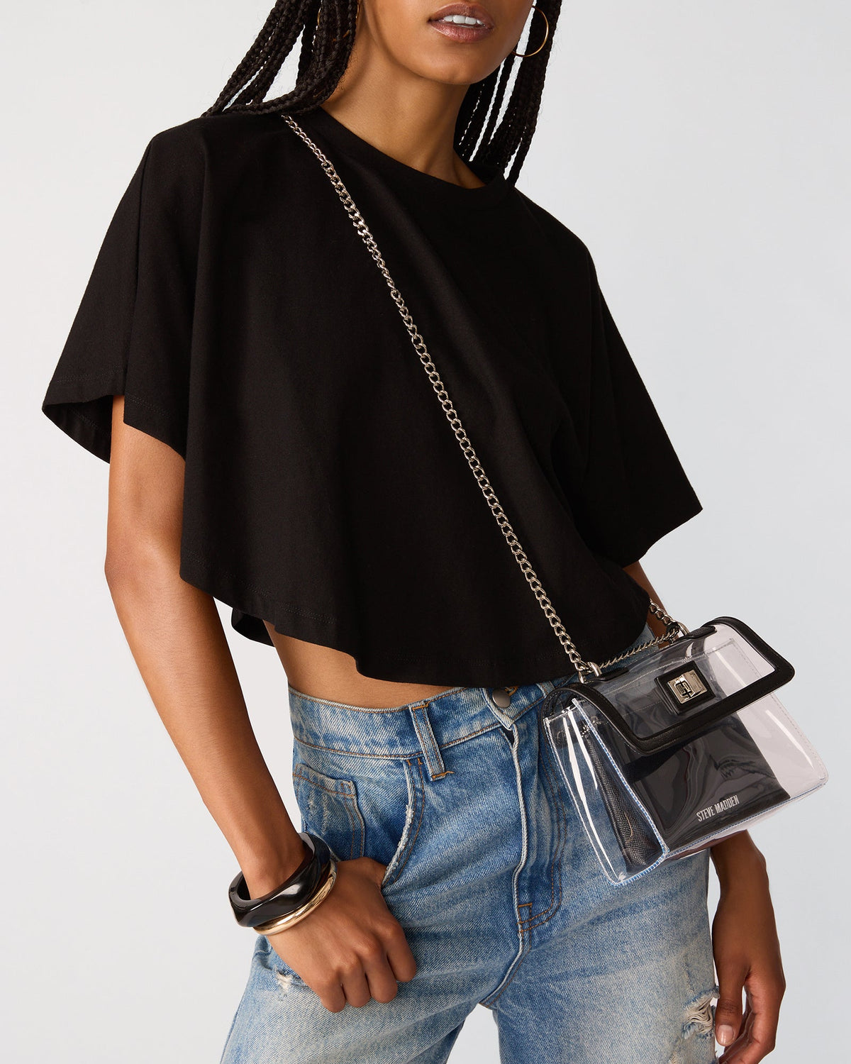 SCOOP BAG BLACK  Famous | Online Store