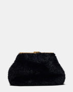 SEFINA FAUX FUR BAG BLACK  Famous | Online Store