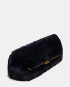 SEFINA FAUX FUR BAG BLACK  Famous | Online Store