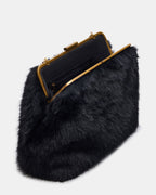 SEFINA FAUX FUR BAG BLACK  Famous | Online Store