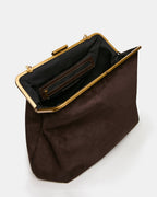 SEFINA BAG BROWN SUEDE  Famous | Online Store
