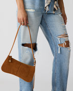 TANZIE WOVEN BAG TOBACCO  Famous | Online Store