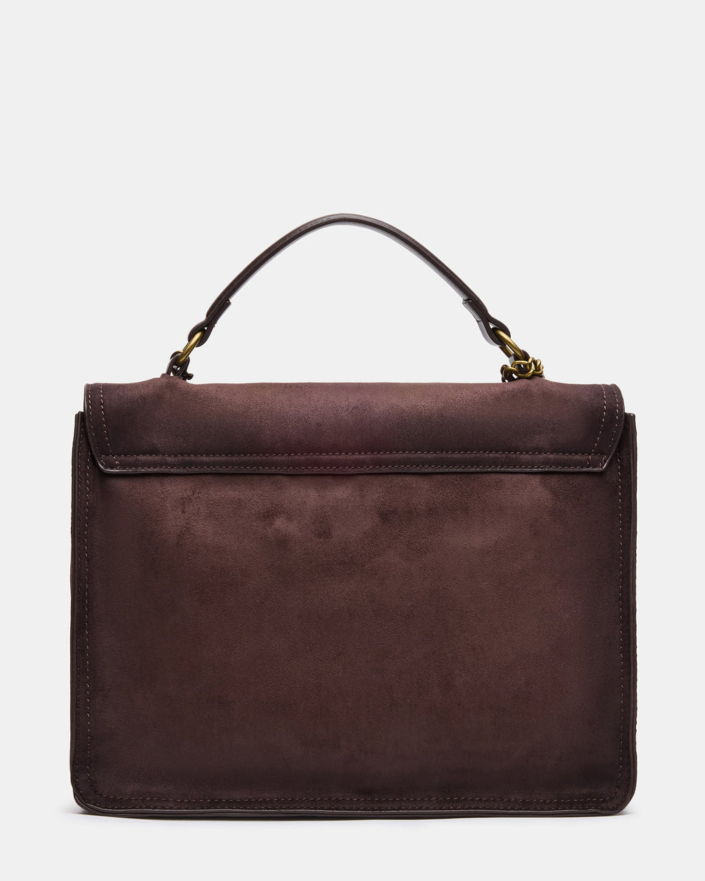 THEIA SUEDE BAG CHOCOLATE  Famous | Online Store