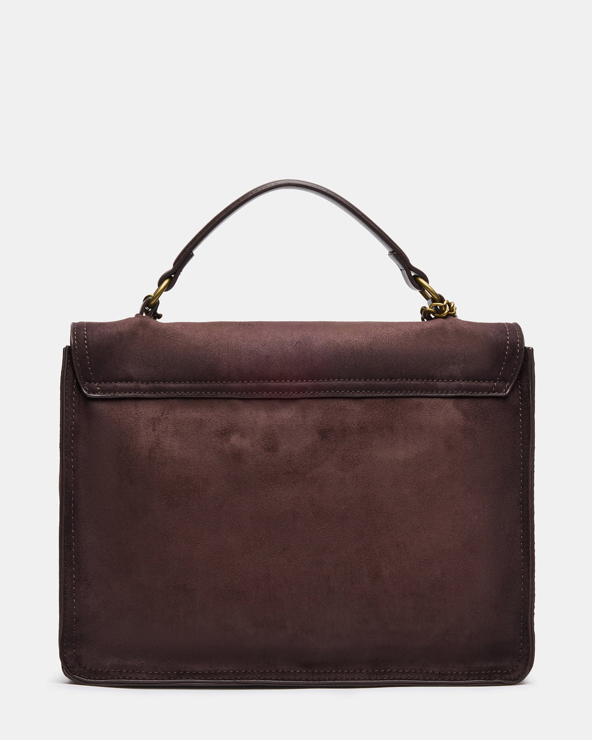 THEIA SUEDE BAG CHOCOLATE  Famous | Online Store