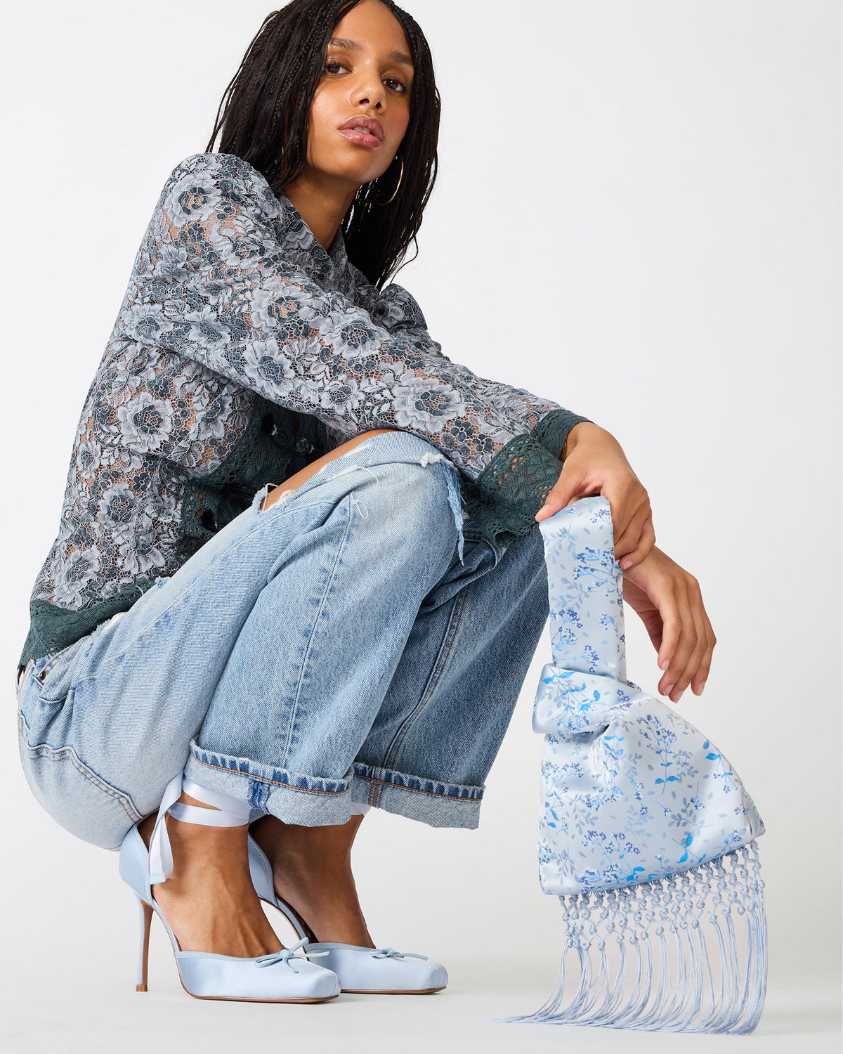 YUNA BAG BLUE/MULTI  Famous | Online Store