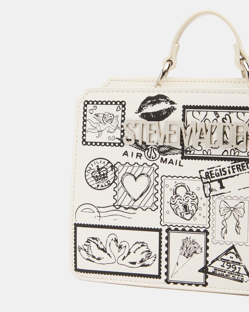 EVELYN STAMP BAG GIFT SET WHITE/MULTI  Famous | Online Store