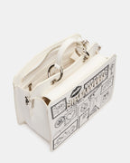 EVELYN STAMP BAG GIFT SET WHITE/MULTI  Famous | Online Store