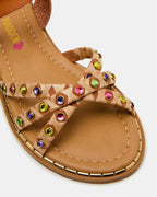 KIDS' GILLIAN COGNAC MULTI  Famous | Online Store