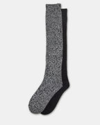 FALL 2 PACK MARLED KNEE HIGH SOCKS BLACK  Famous | Online Store