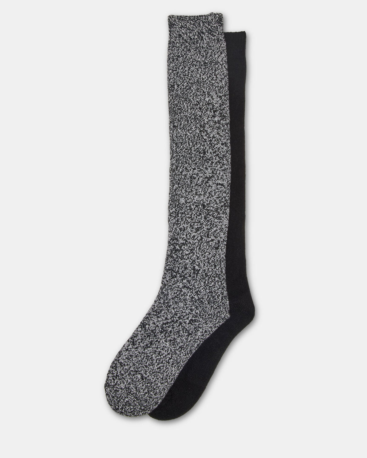 FALL 2 PACK MARLED KNEE HIGH SOCKS BLACK  Famous | Online Store