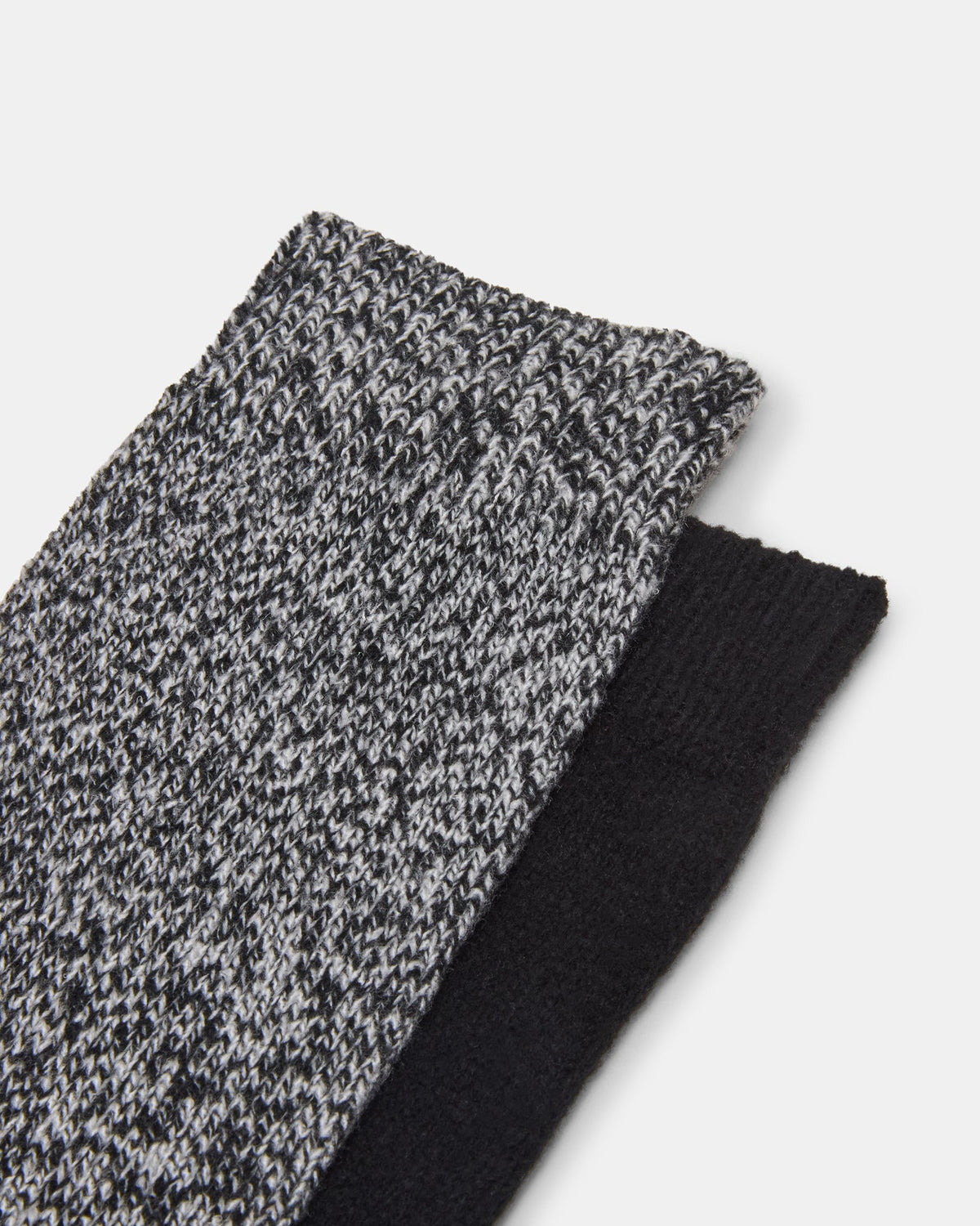 FALL 2 PACK MARLED KNEE HIGH SOCKS BLACK  Famous | Online Store