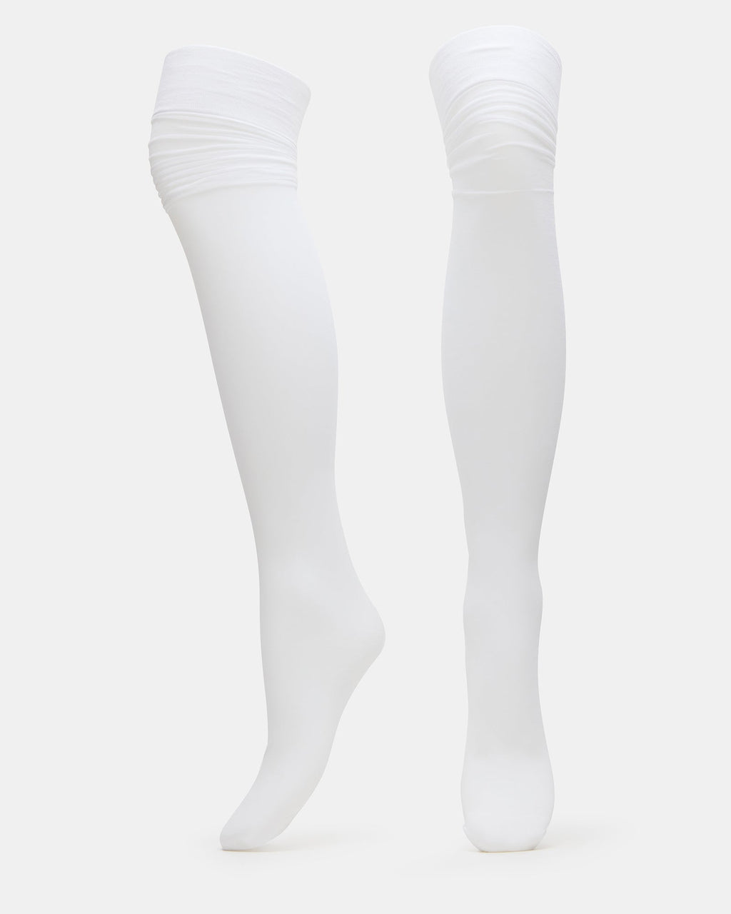 PREPPY TIGHTS WHITE  Famous | Online Store