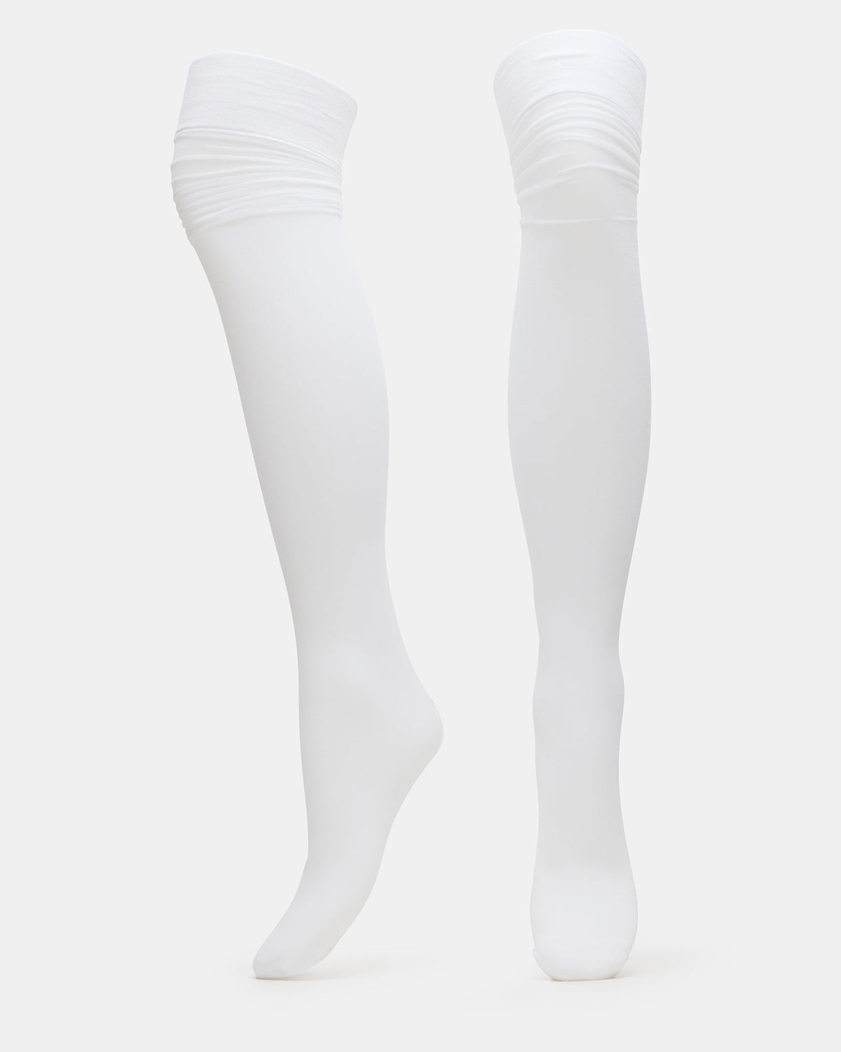 PREPPY TIGHTS WHITE  Famous | Online Store