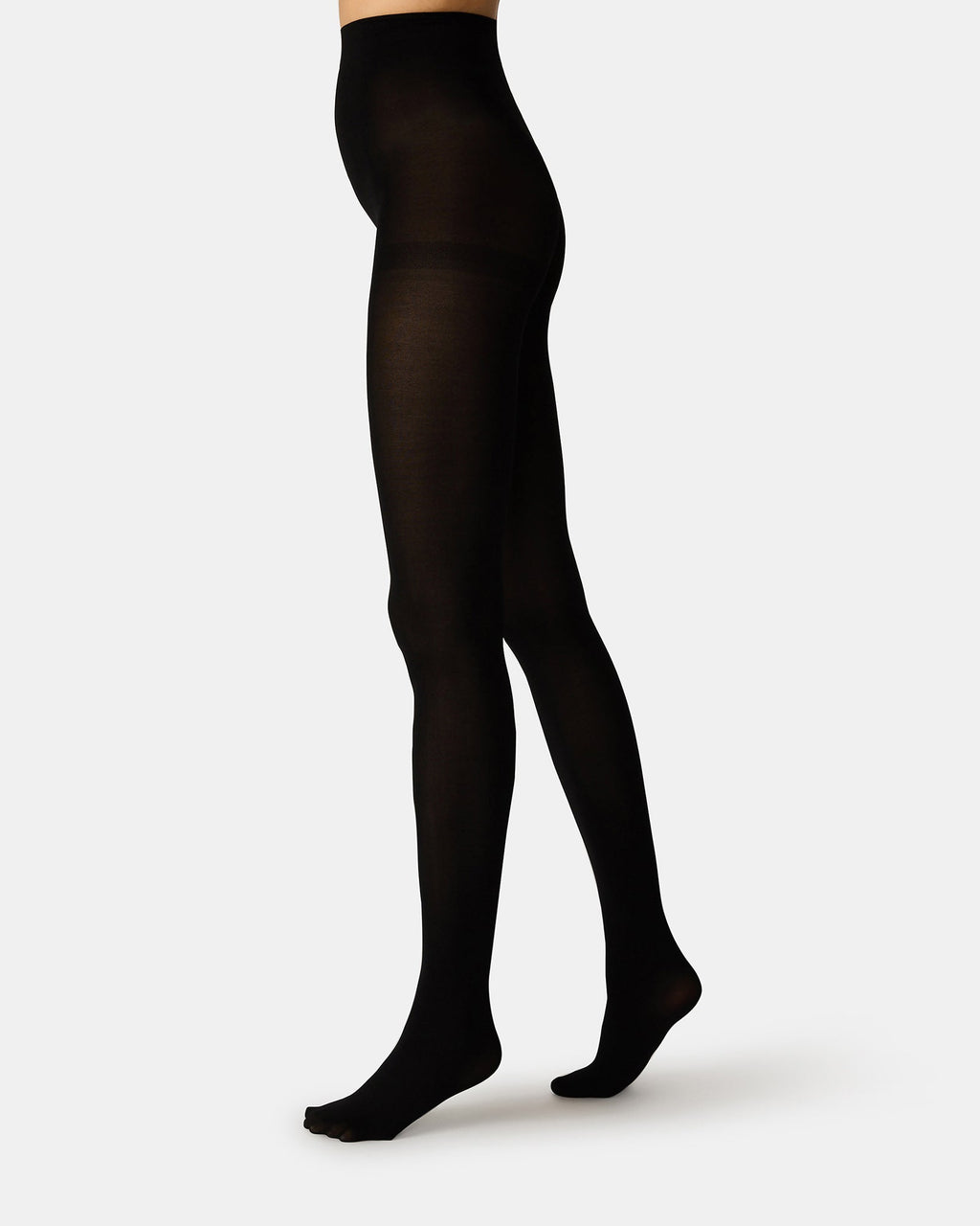 2 PACK SOLID OPAQUE TIGHTS DARK BROWN  Famous | Online Store