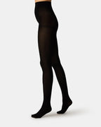2 PACK SOLID OPAQUE TIGHTS DARK BROWN  Famous | Online Store