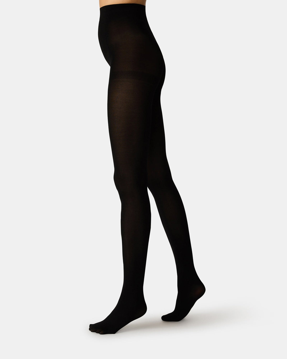 2 PACK SOLID OPAQUE TIGHTS DARK BROWN  Famous | Online Store