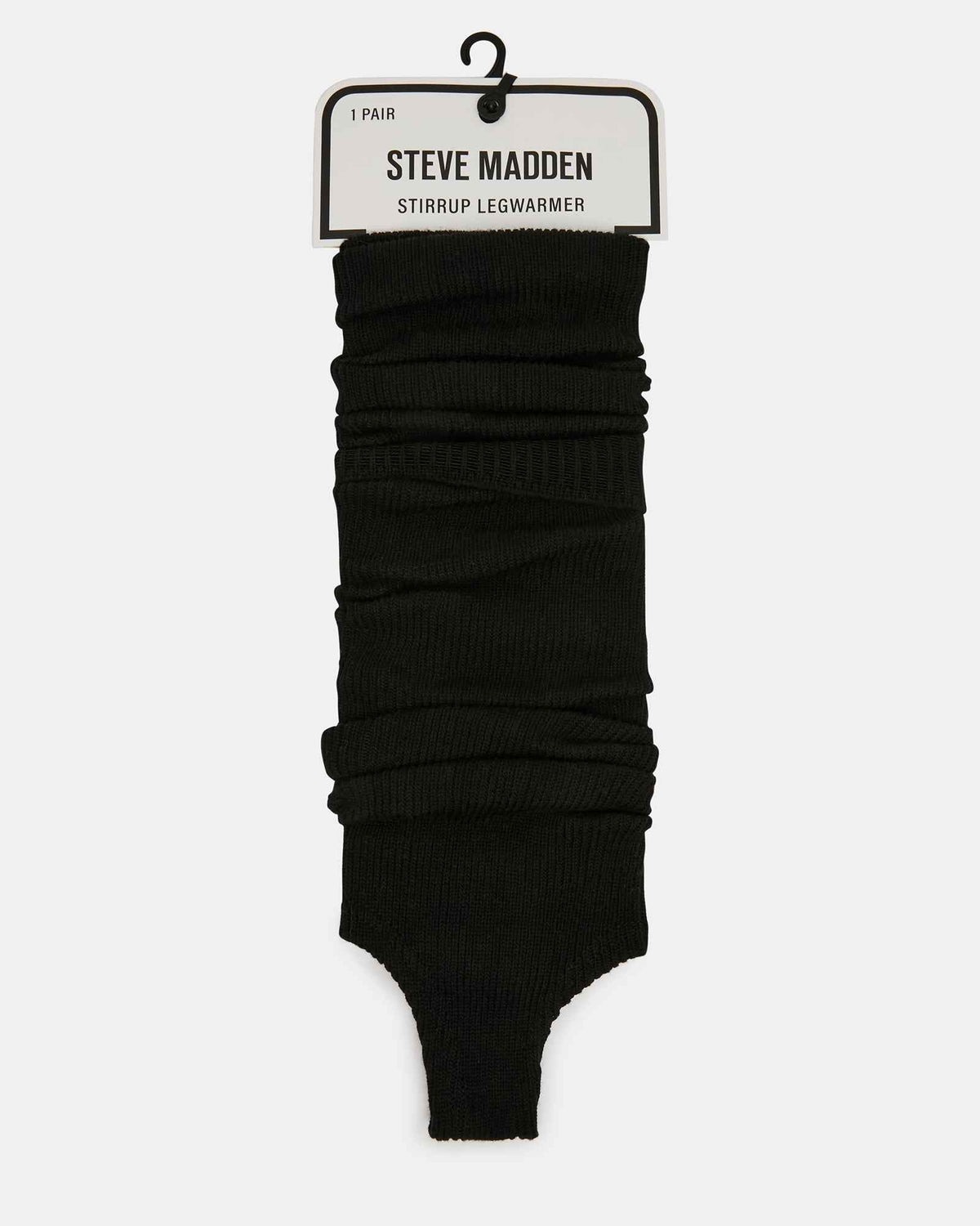 1 PACK STIRRUP LEG WARMERS BLACK