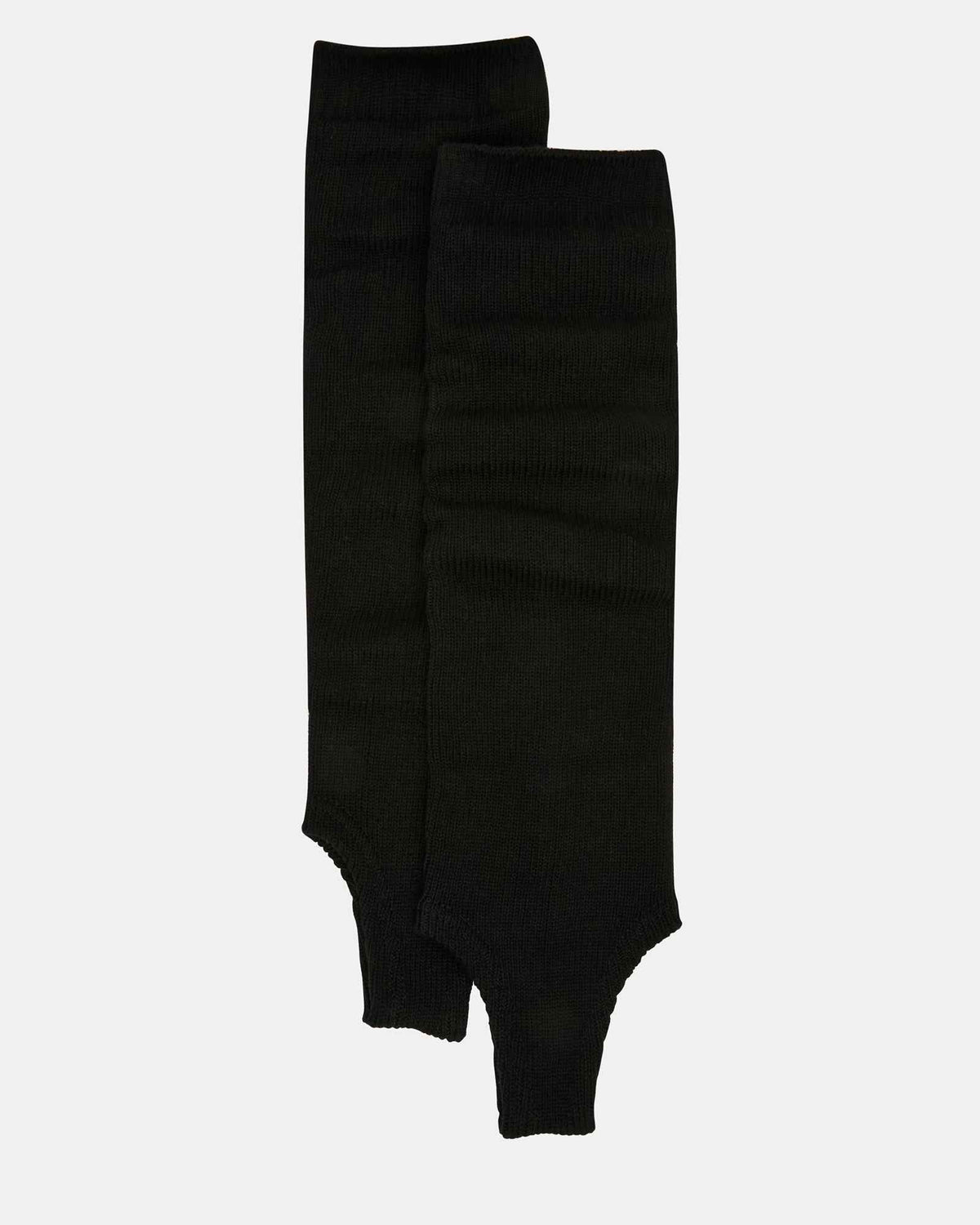 1 PACK STIRRUP LEG WARMERS BLACK