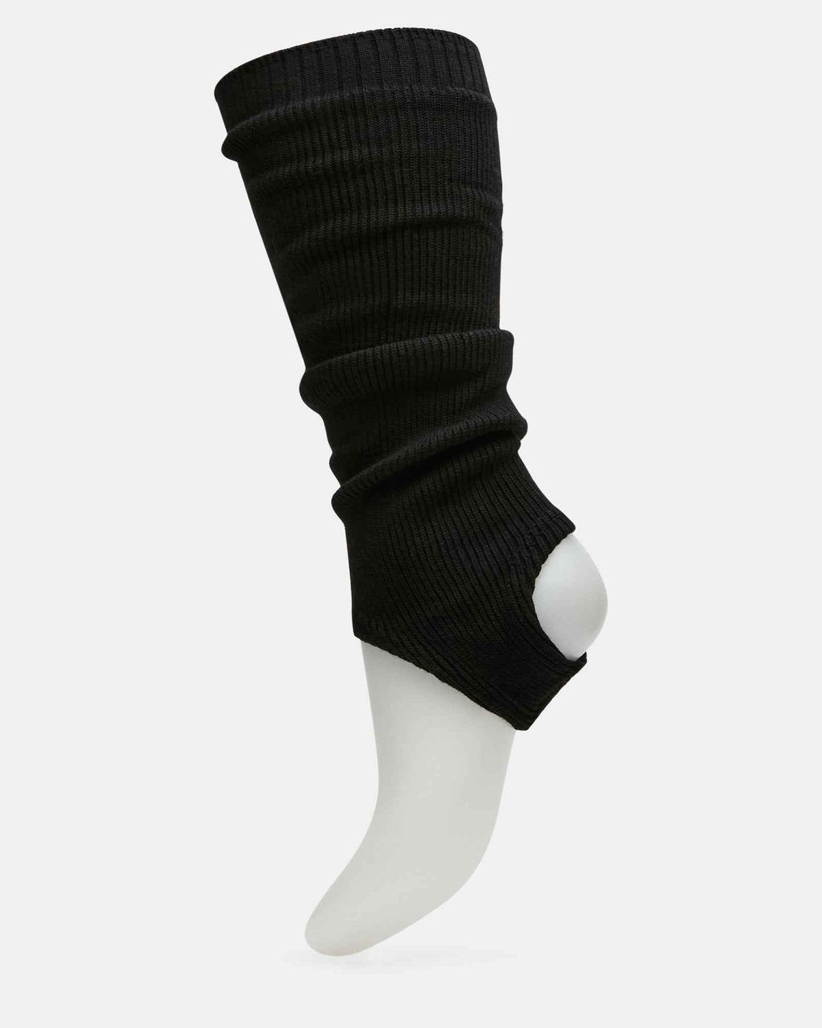 1 PACK STIRRUP LEG WARMERS BLACK