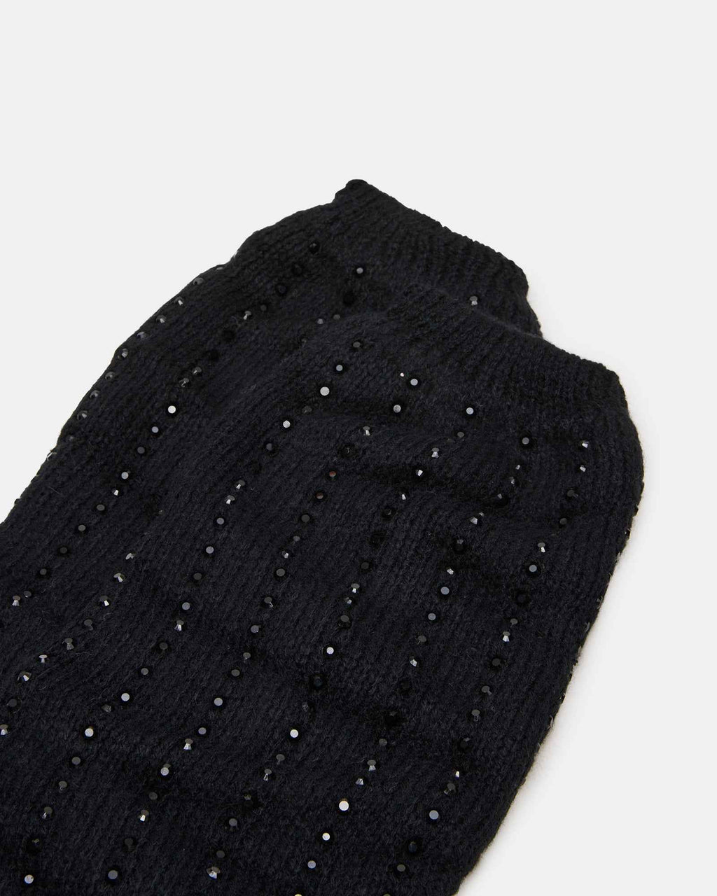 1 PACK CHUNKY CABLE LEG WARMERS BLACK