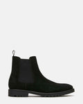 AUGUST BLACK SUEDE