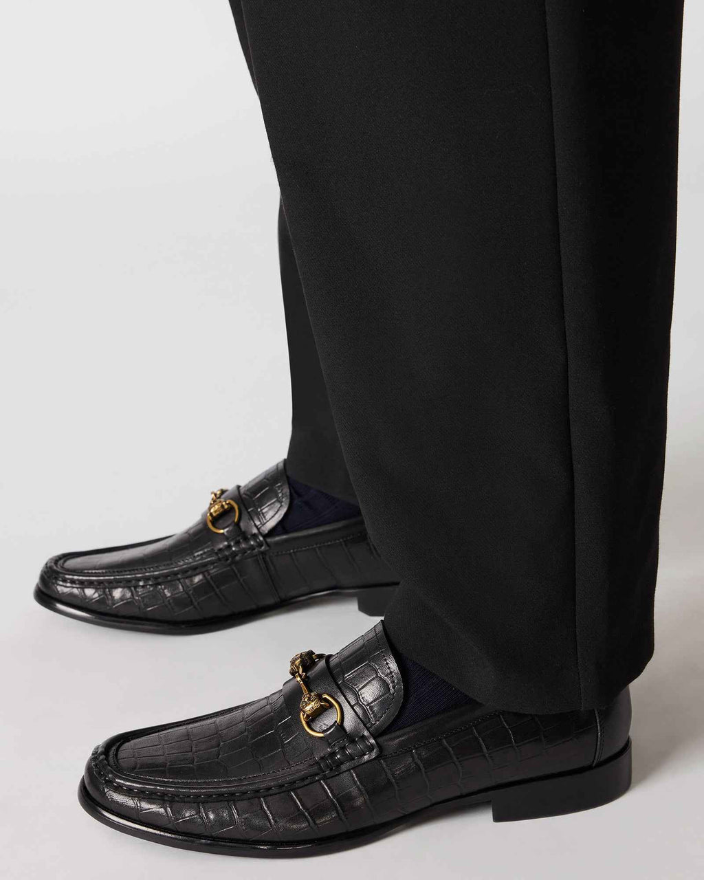 BROOKLYN BLACK CROCODILE